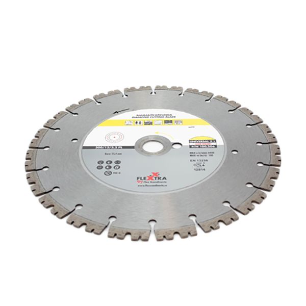 Flexxtra 100206 Timanttiterä erittäin koville materiaaleille 300 mm