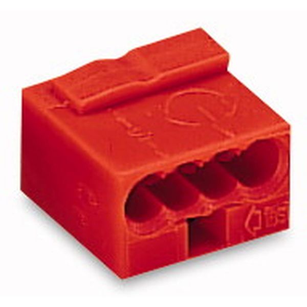 Wago 243-804 Kiristin 7 x 10 x 10 mm, 100 kpl/pakkaus Punainen