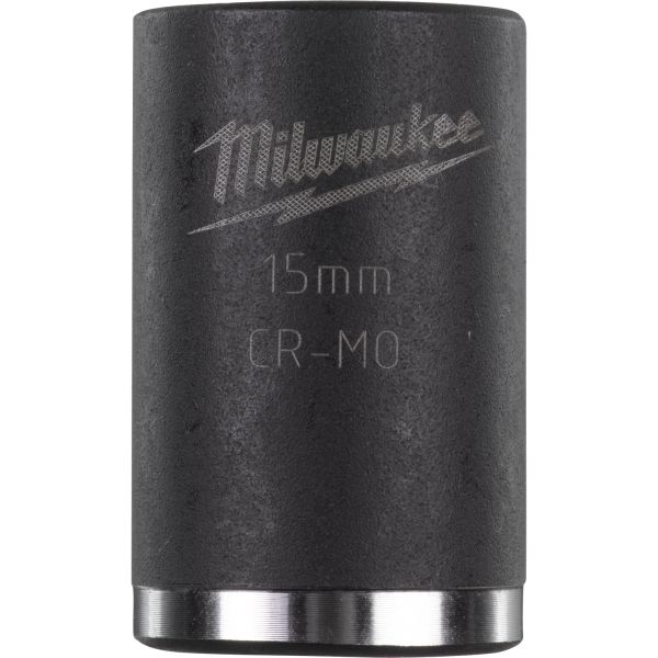 Milwaukee Shockwave Impact Duty Voimahylsy 1/2" kiinnitys, lyhyt 15 mm