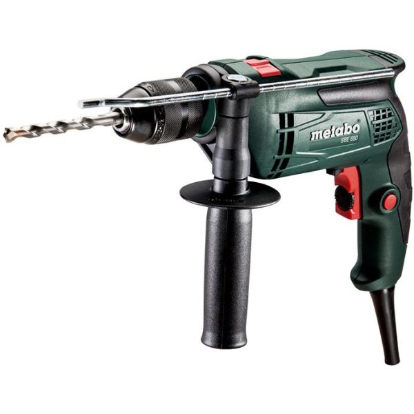 Metabo SBE 650 Iskuporakone mukana pikaistukka, 650 W