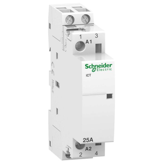Schneider Electric A9C20132 Kontaktori ICT, 25A 2-napainen, 24 V, 2SL