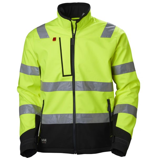 Helly Hansen Workwear Alna Softshelltakki huomioväri, keltainen/musta Koko S