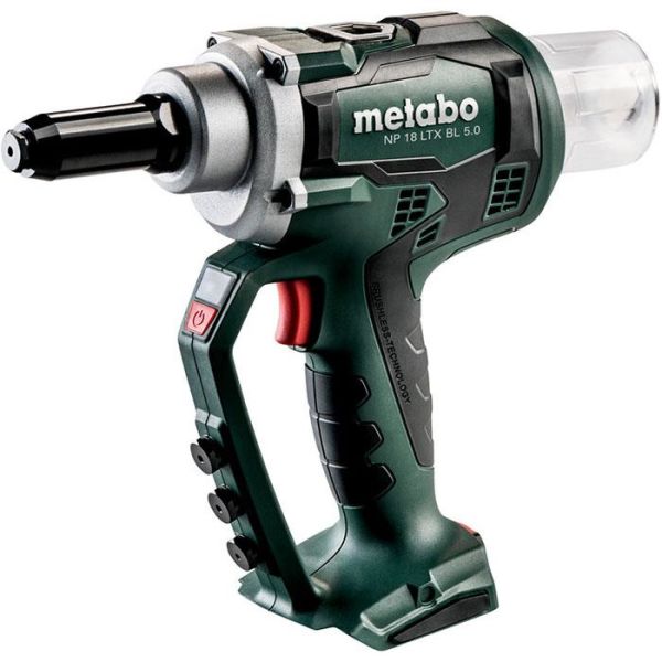 Metabo NP 18 LTX BL 5.0 Vetoniittipistooli ilman akkuja ja laturia