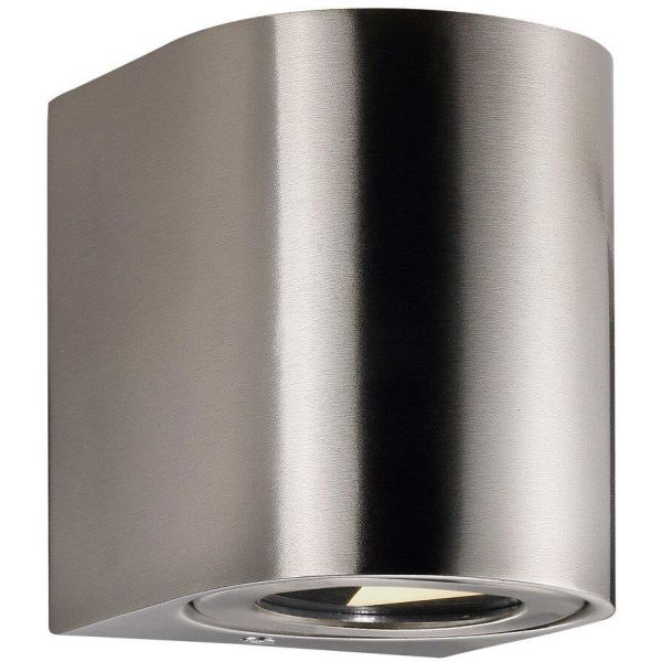 Nordlux CANTO 49701034 Seinävalaisin 2x5W LED, IP44, 2700K Ruostumaton teräs
