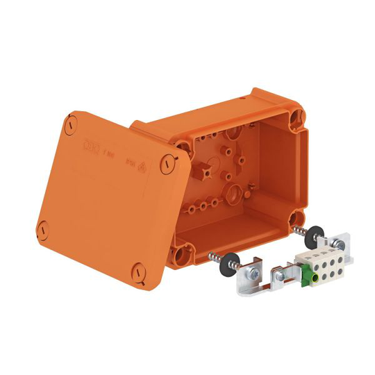 Obo Bettermann 7205510 Palojakorasia T100, johtimen enimmäispinta-ala: 4 mm²