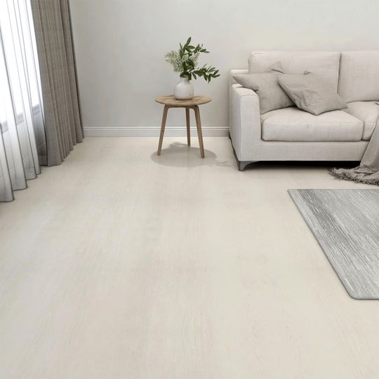 vidaXL Itsekiinnittyvä lattialankku 20 kpl PVC 1,86 m² beige