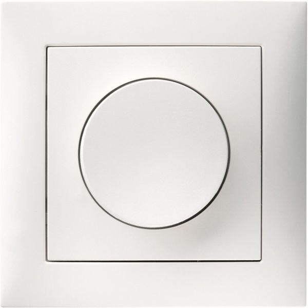 Hager 6328731909 Pyörivä himmennin LED, 3-100W, S.1 valkoinen