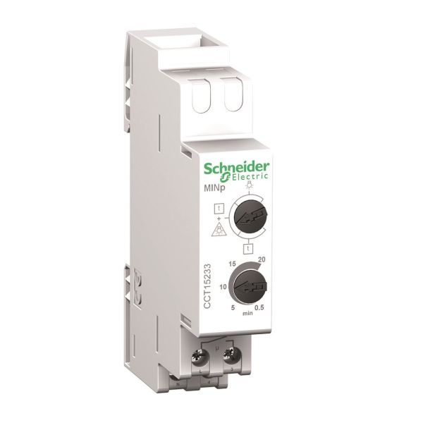 Schneider Electric CCT15233 Porrasvaloautomaatti ennakkovaroituksella valaistuksen poiskytkennästä