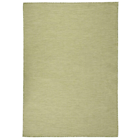vidaXL Ulkomatto Flatweave 200x280 cm vihreä