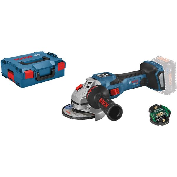 Bosch GWS 18V-15 SC Kulmahiomakone L-boxx, ilman akkuja ja laturia