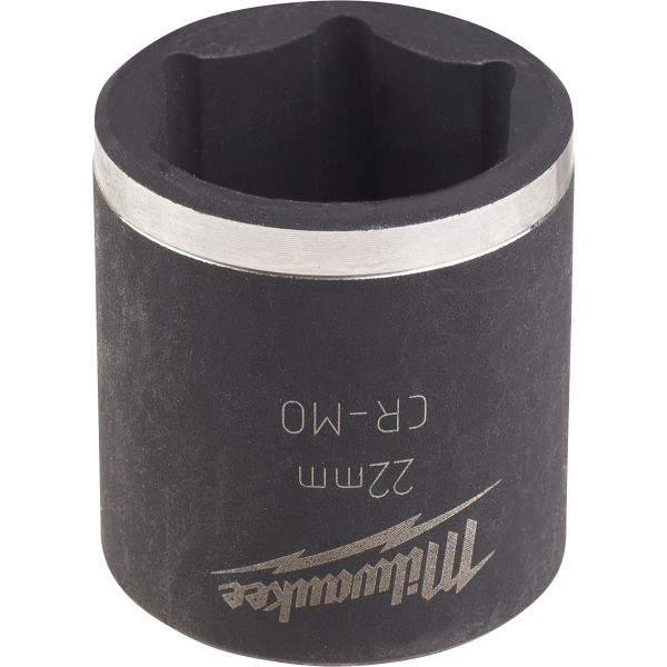 Milwaukee Shockwave Impact Duty Voimahylsy 3/8" kiinnitys, lyhyt 22 mm