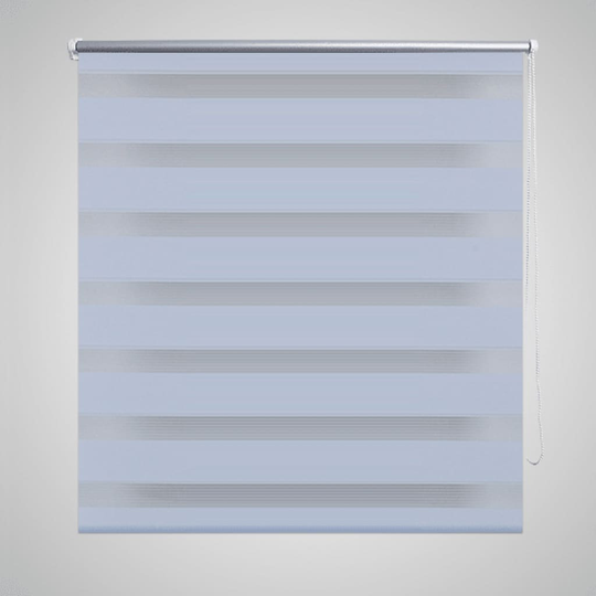 vidaXL Zebra rullakaihdin 120 x 175 cm valkoinen
