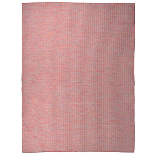 vidaXL Ulkomatto Flatweave 120x170 cm punainen