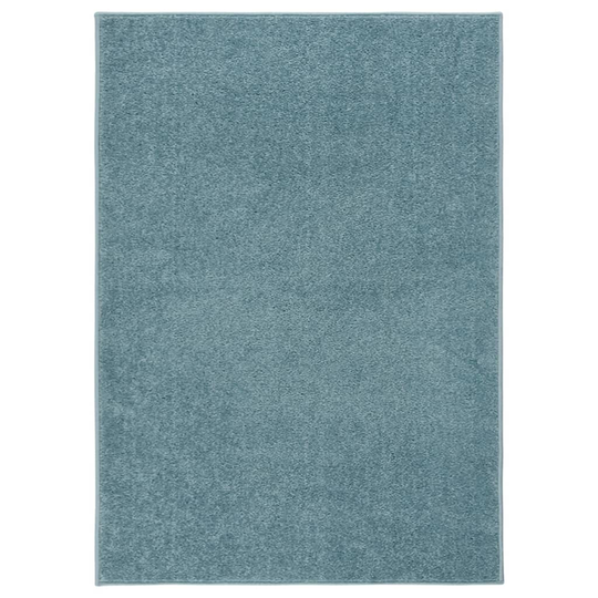vidaXL Lyhytnukkainen matto 120x170 cm sininen