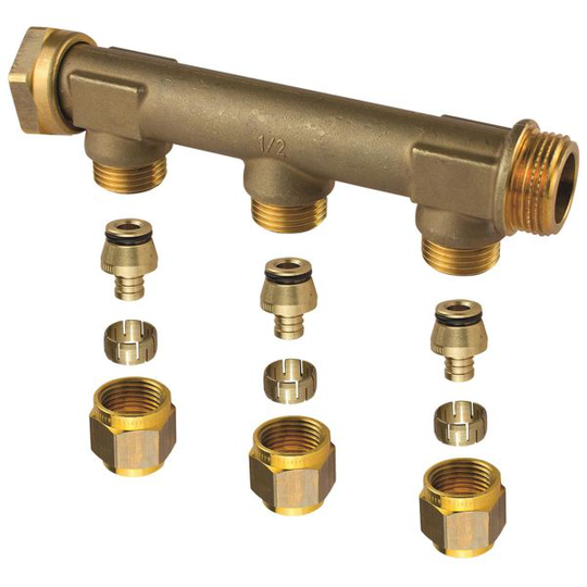 Uponor Aqua PLUS Jakotukki 15 x 2,5 mm, G20 3-piikkinen