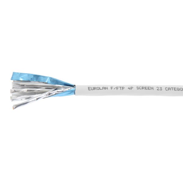 Eurolan 19D-ZA-23WT-0 Datakaapeli C6A, F/FTP, LSZH, Dca Määrämittainen