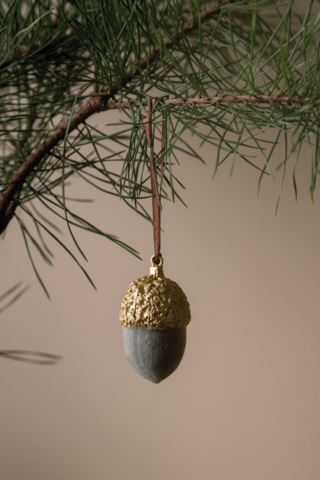 Goldy acorn joulukuusenkoriste kulta