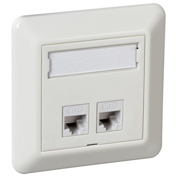 Elko EKO05536 Modulaarinen pistorasia 2x8 STP C6A
