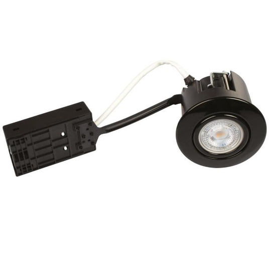 Scan Products Luna QI Downlight-valaisin 2 700 K, 5 W, ulkotilat Musta