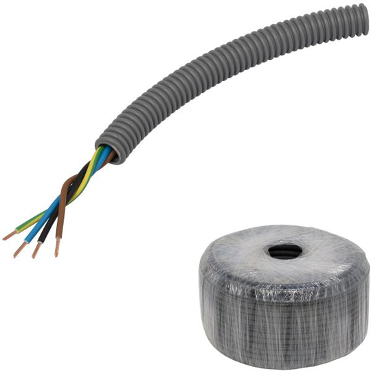 Pipelife FQ PowerFlex Kaapeli esireititetty, kierretty 16 mm x 100 m, 4G 1,5 mm²