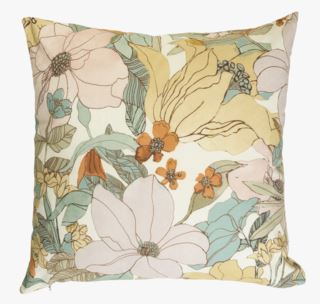 Edina koristetyynynpäällinen moniväri/keltainen