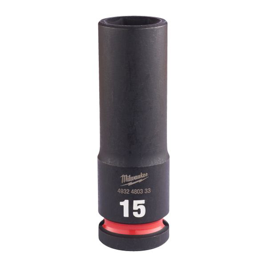 Milwaukee Shockwave Impact Duty Voimahylsy 1/2" nelikulma, pitkä 15 mm