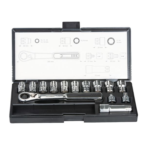 Makita B-65595 Hylsysarja 14-osainen