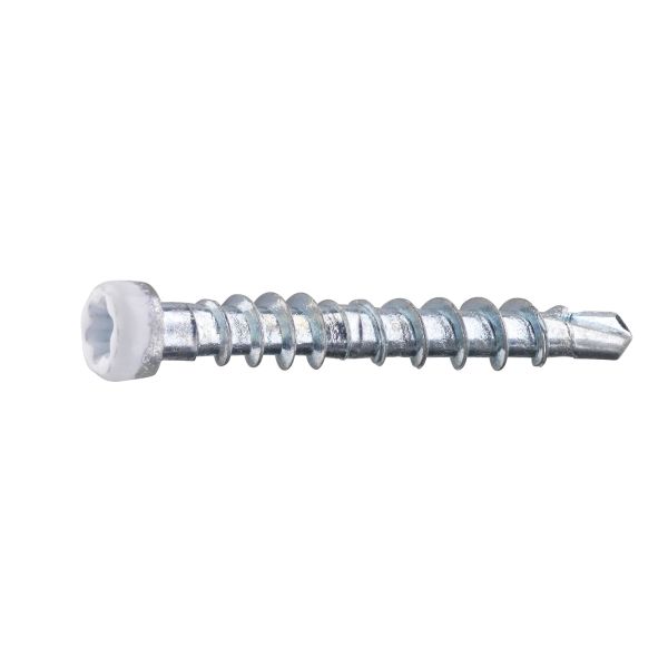 Grabber LTX28VITC Listaruuvi mukana kärjet 3,3 x 28 mm, 100 kpl valkoinen