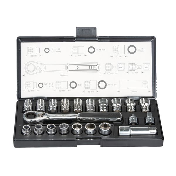 Makita B-65604 Hylsysarja 21-osainen