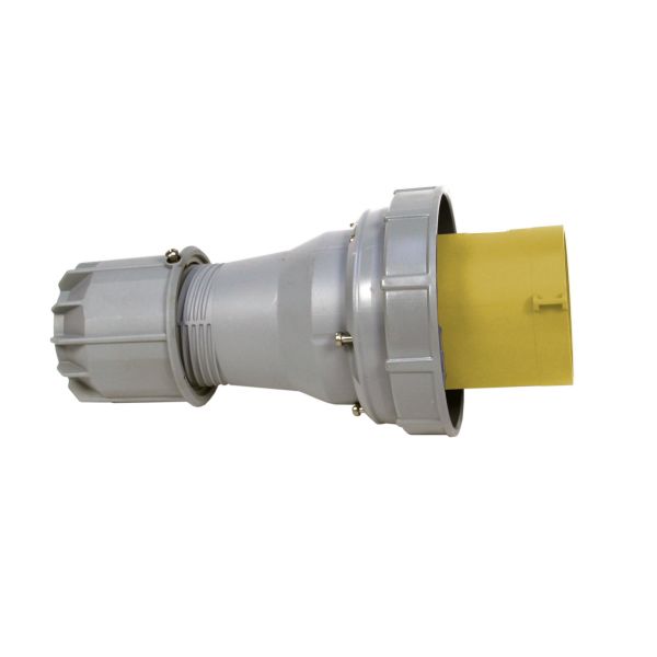 Garo PV 463-4 S Pistotulppa IP67, 5-napainen 63A 110 V, keltainen, 4 h