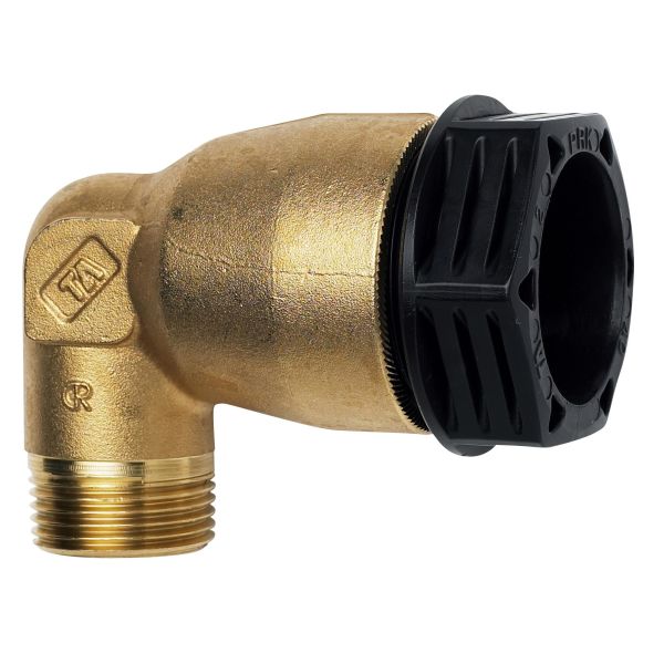 TA 3004042022 PEM-liitin metallinen, kulmamalli, muovinen ulkokierre 20 x G20
