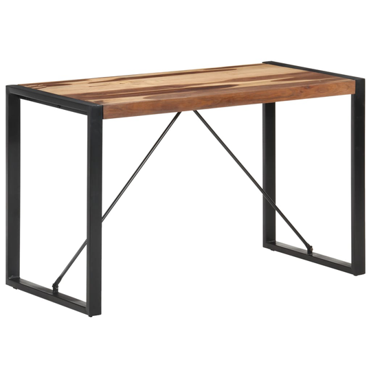 vidaXL Ruokapöytä 120x60x75 cm täysi puu seesamviimeistelyllä