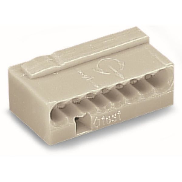 Wago 243-308 Kiristin 7 x 10 x 18 mm, 50 kpl/pakkaus Vaaleanharmaa