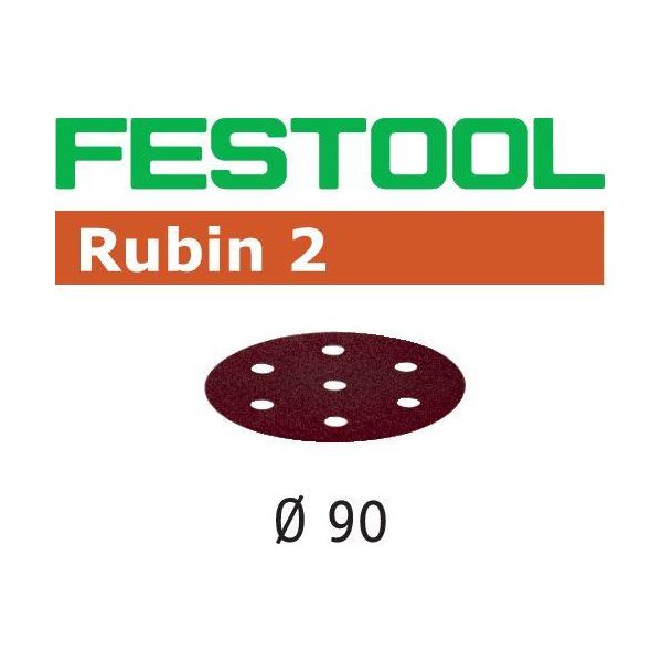 Festool STF RU2 Hiomapaperi 90mm, 6-reikäinen, 50 kpl P180