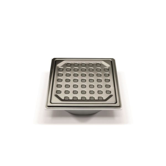 Jafo 7133897 Kehys laattalattialle 155 x 155 mm, haponkestävää terästä