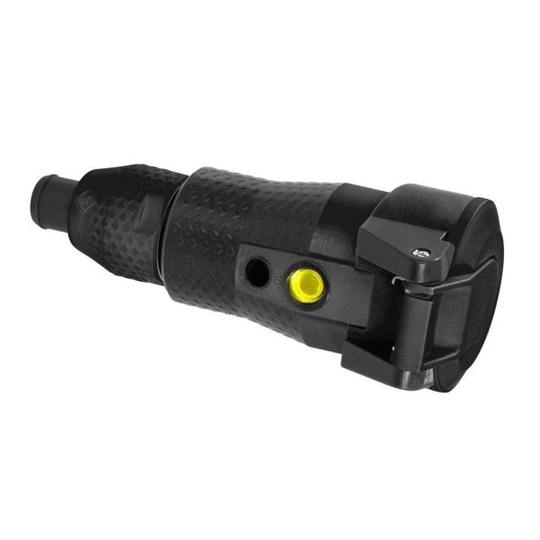 ABL ABL1589200 Jatkopistorasia IP54, 2,5 mm² Musta/musta