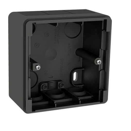 Schneider Electric Exxact Primo Rasia IP44, antrasiitti 1 lokeroa, 35 mm