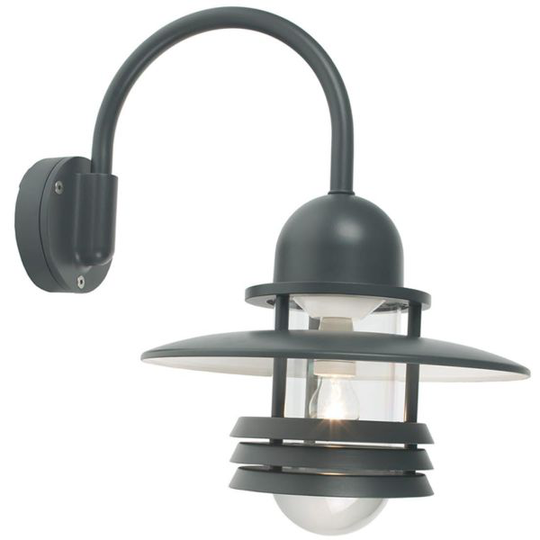 Norlys Helsinki 882 Seinävalaisin E27, 100W, IP54 Grafiitinharmaa