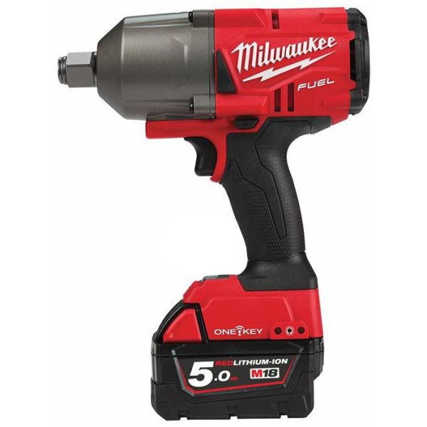 Milwaukee M18 ONEFHIWF34-502X Mutterinväännin sis. 5,0 Ah:n akut ja laturin