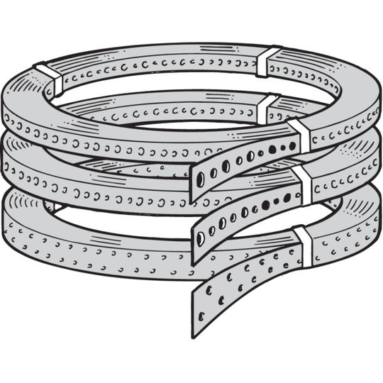 ESSVE 451487 Reikänauha 20 mm x 25 m, CE Paksuus: 1 mm
