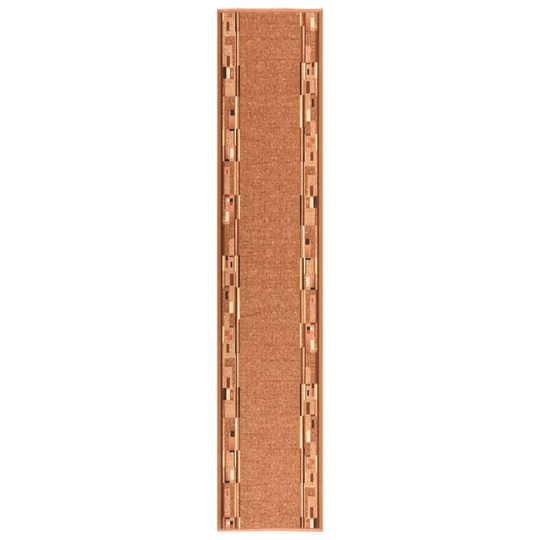 vidaXL Käytävämatto ruskea 67x350 cm liukumaton