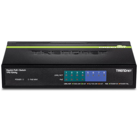TRENDnet TPE-TG44G Kytkin 61,6 W, 4 porttia