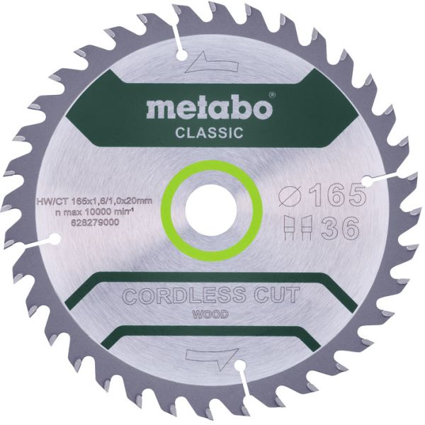 Metabo 628279000 Sahanterä 165x20mm/36T
