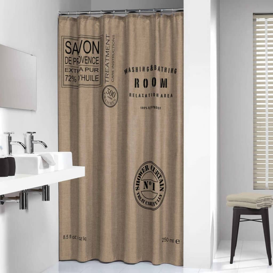 Sealskin Suihkuverho Provence 180 cm ecru