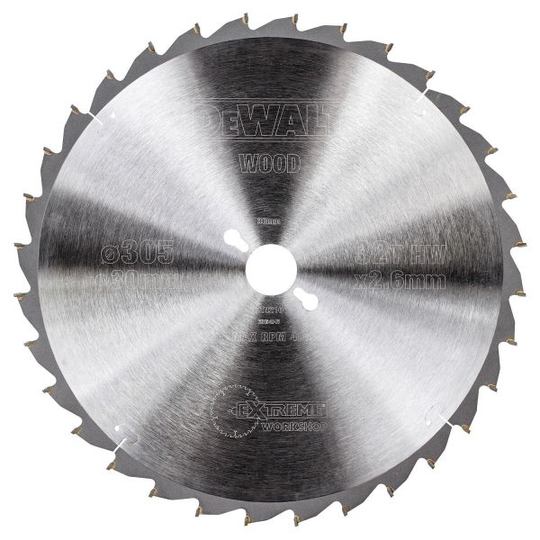 Dewalt DT4210-QZ Pyörösahanterä 305 x 30 mm, 32T