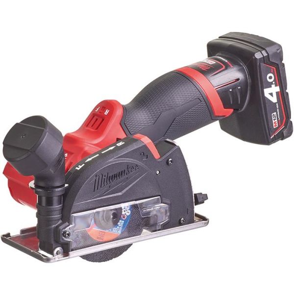 Milwaukee M12 FCOT-422X Suorakatkaisukone sis. 2,0 Ah:n ja 4,0 Ah:n akut & laturin