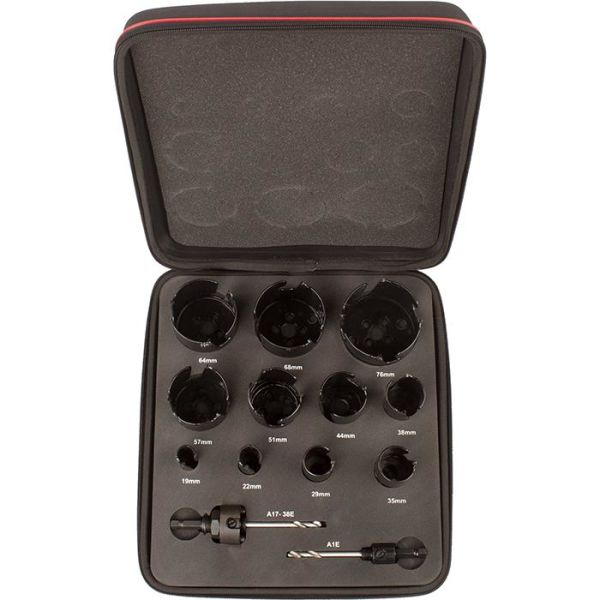 Starrett KMP11021 Reikäsahasarja Multi Purpose, 13 osaa