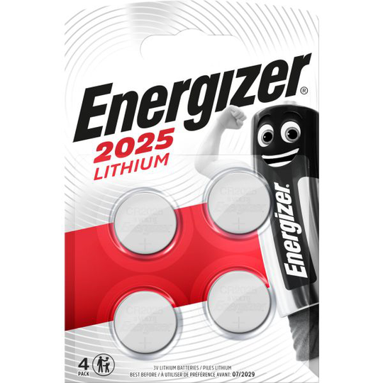 Energizer Lithium Nappiparisto 2025, 3 V, 4 kpl 4 kpl