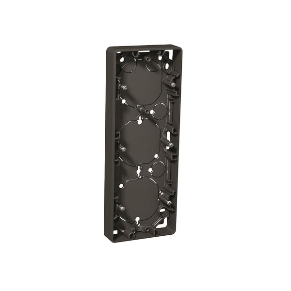 Schneider Electric Exxact Korotuskehys Antrasiitti, 21 mm 3-paikkainen