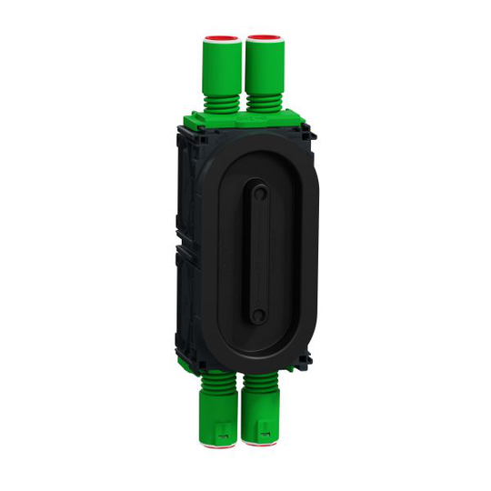 Schneider Electric IMT80266 Kytkentärasia palontorjunta, 13 mm, 4-nysäinen Kaksinkertaiseen kytkentärasiaan